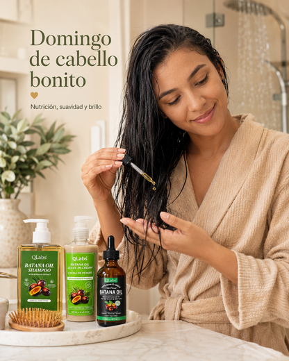 Rutina de Batana Lumiglass™ | Shampoo + Aceite + Leave In de Batana - 100% original