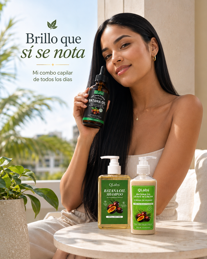 Rutina de Batana Lumiglass™ | Shampoo + Aceite + Leave In de Batana - 100% original