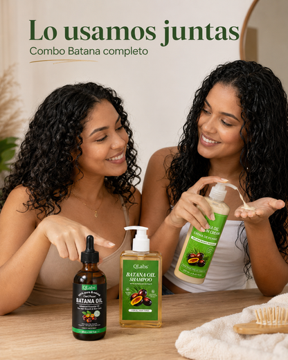 Rutina de Batana Lumiglass™ | Shampoo + Aceite + Leave In de Batana - 100% original