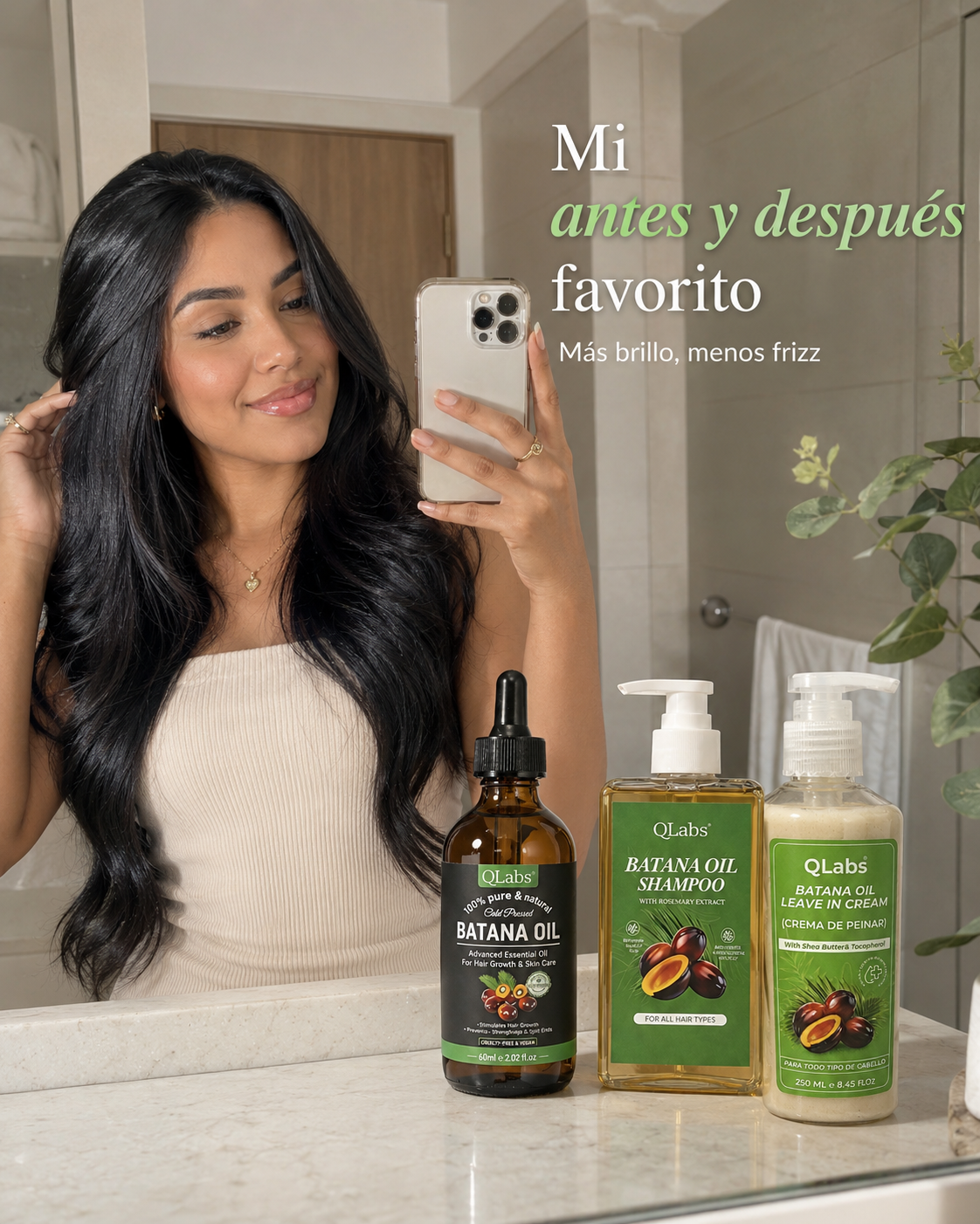 Rutina de Batana Lumiglass™ | Shampoo + Aceite + Leave In de Batana - 100% original