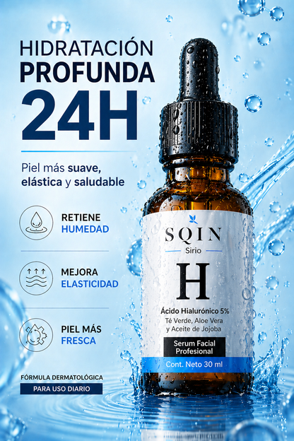 Kit Renovador Facial Sqin LumiGlass | 3 Sérums de Alta Concentración 30ml