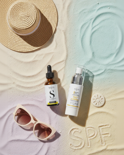 Productos SQIN en la playa